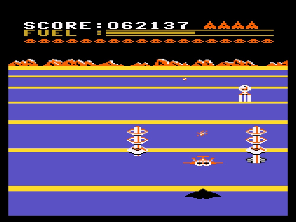 Gameplay of Buck Rogers: Planet of Zoom for Atari 5200